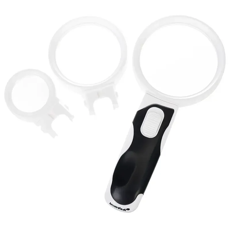 Levenhuk Zeno Multi ML11 læseglas m/LED (2.5x/6x/16x)