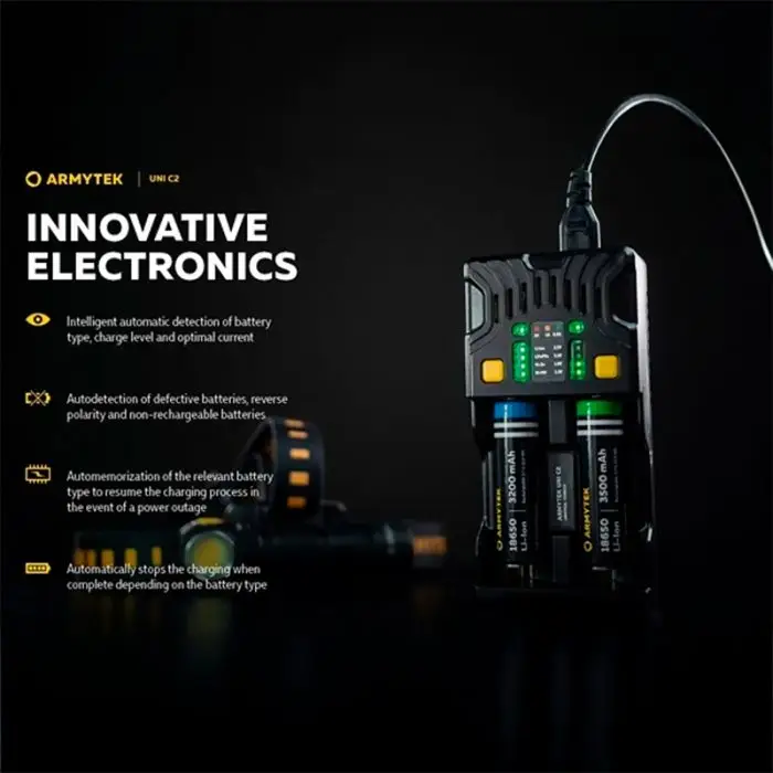 Armytek Uni C2 oplader, stiktype C – billede 3