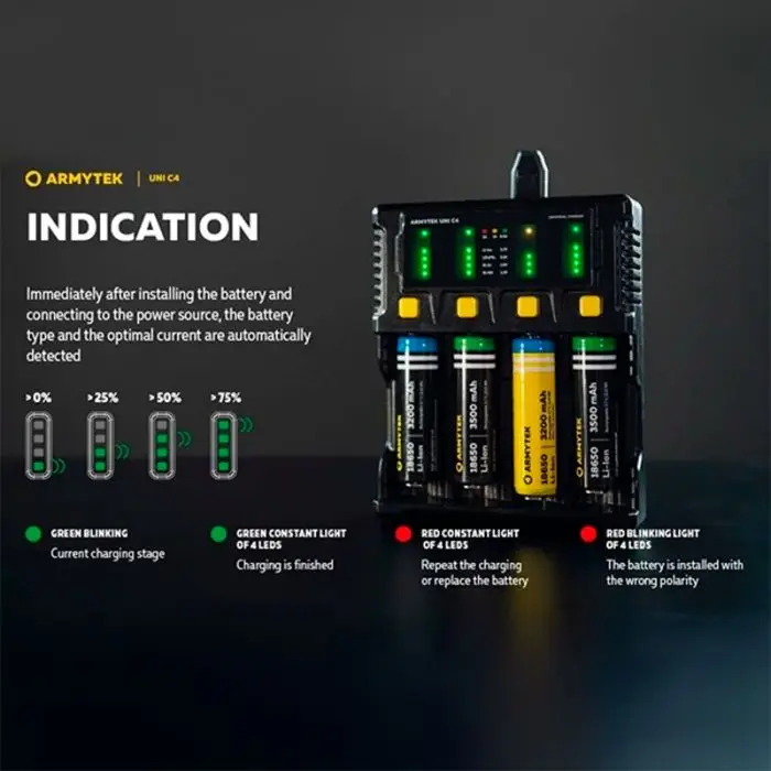 Armytek Uni C4 oplader – billede 3