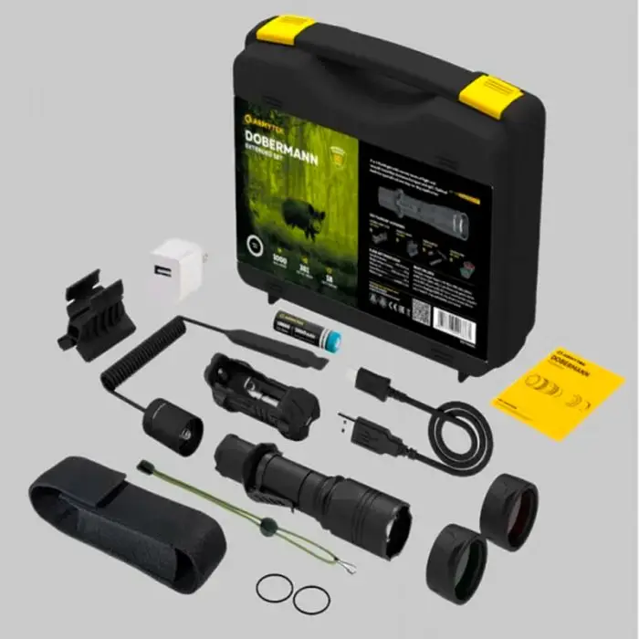Armytek Dobermann Extended sæt 1000LM (Hvid)