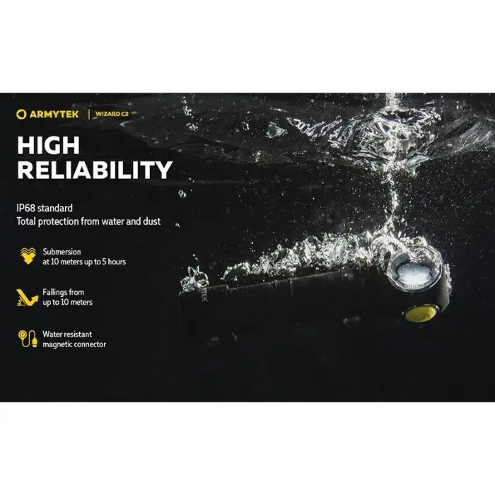 Armytek Wizard C2 1200LM (Hvid) – billede 5