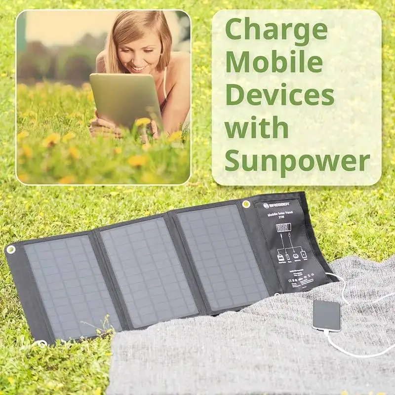 Bresser Mobile Solar Solpanel 21W – billede 2
