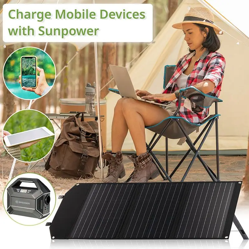 Bresser Mobile Solar Solpanel 60W – billede 5