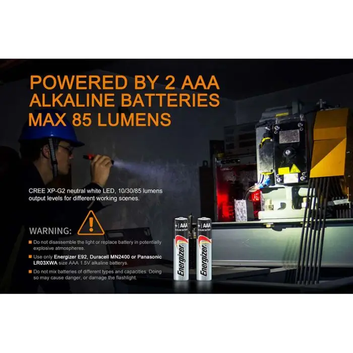 Fenix WF05E lommelygte (85LM) – billede 5