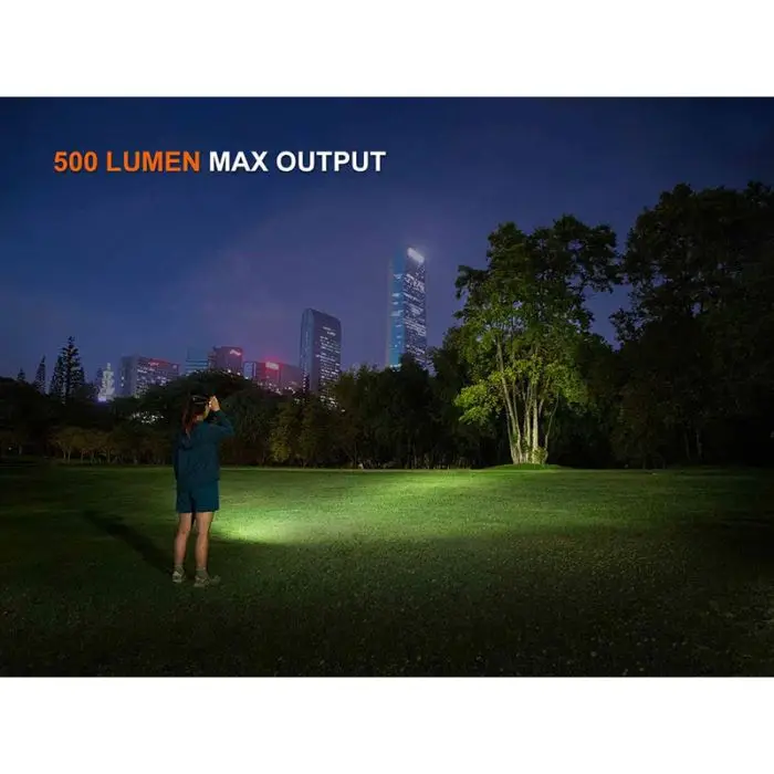 Fenix HL17R pandelampe - sort (500LM) – billede 4