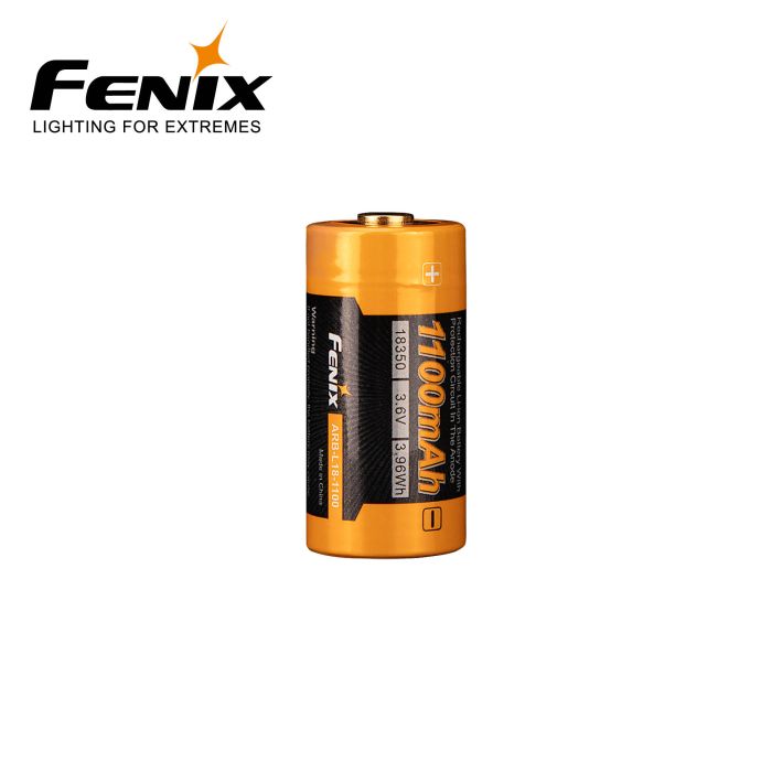 Fenix ARB-L18-1100 18350-batteri – 1100 mAh
