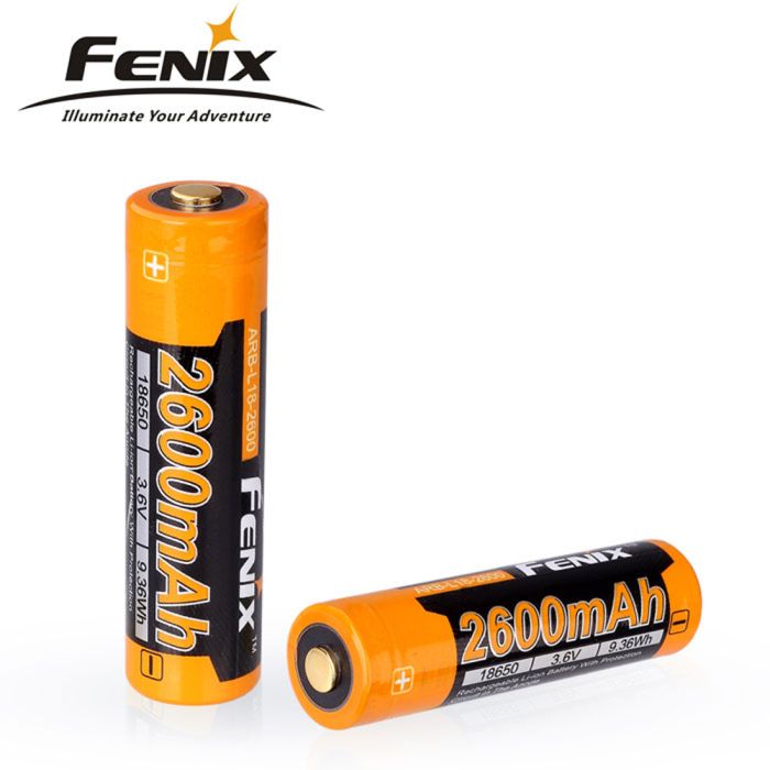 Fenix ARB-L18-2600 18650-batteri, 2600 mAh