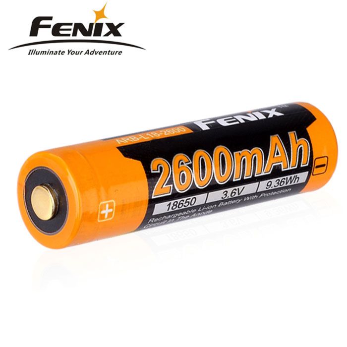 Fenix ARB-L18-2600 18650-batteri, 2600 mAh
