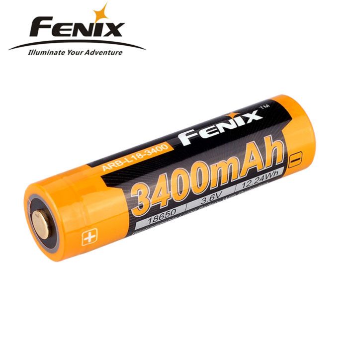 Fenix ARB-L18-3400 18650-batteri, 3400 mAh