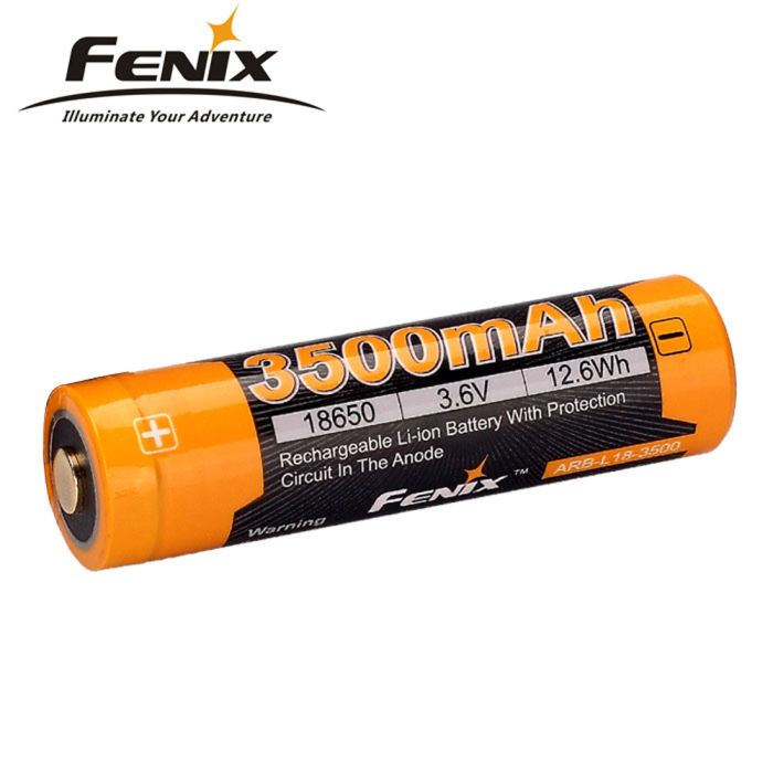 Fenix ARB-L18-3500 18650-batteri, 3500 mAh