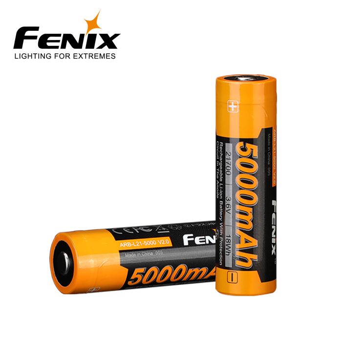 Fenix ARB-L21-5000 V2.0 21700-batteri – 5000 mAh