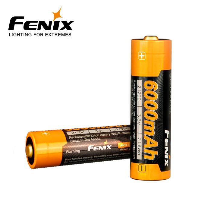Fenix ARB-L21-6000 21700 Li-ion-batteri – 6000 mAh