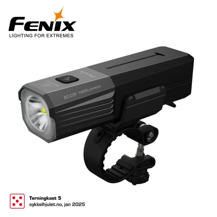 Fenix BC22R genopladelig cykellygte – 1400 lumen
