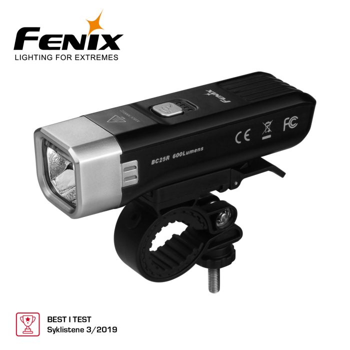 Fenix BC25R genopladelig cykellygte – 600 lumen