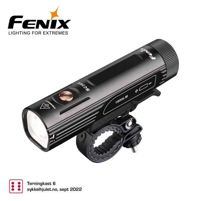 Fenix BC26R genopladelig cykellygte – 1600 lumen