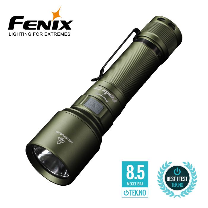 Fenix C7 grøn Limited Edition – 3000 lumen