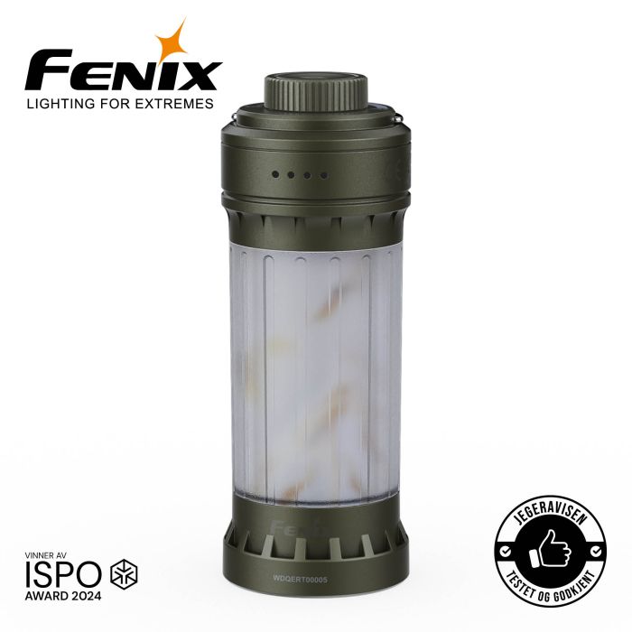 Fenix CL22R campinglygte – grøn