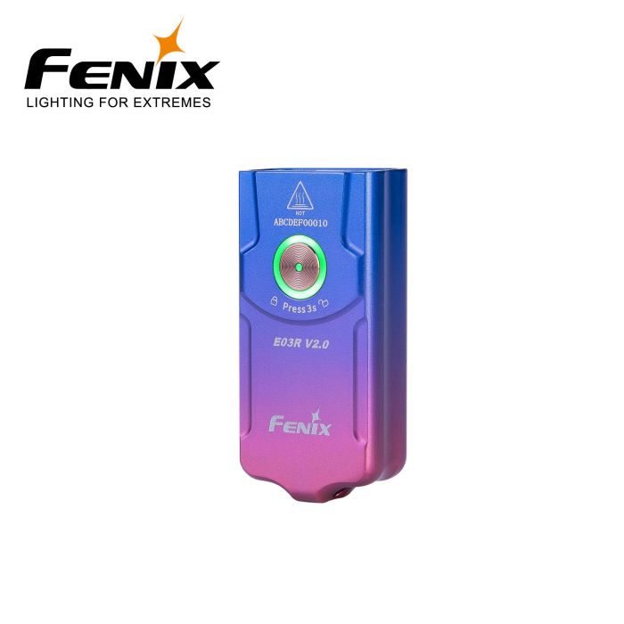 Fenix E03R V2.0 Nebula minilygte – 500 lumen