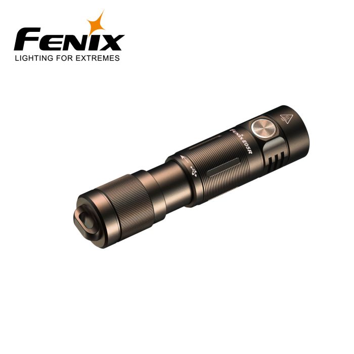 Fenix E05R Desert Brown minilygte – 400 lumen