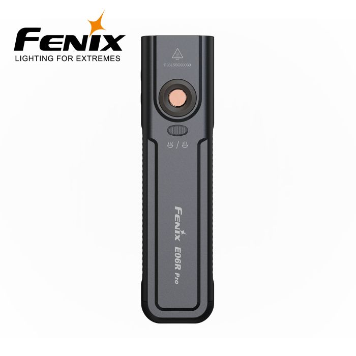 Fenix E06R Pro sort lommelygte – 1600 lumen