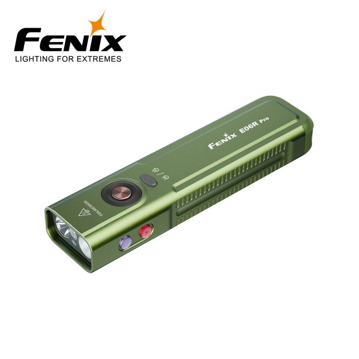 Fenix E06R Pro olivengrøn lommelygte – 1600 lumen