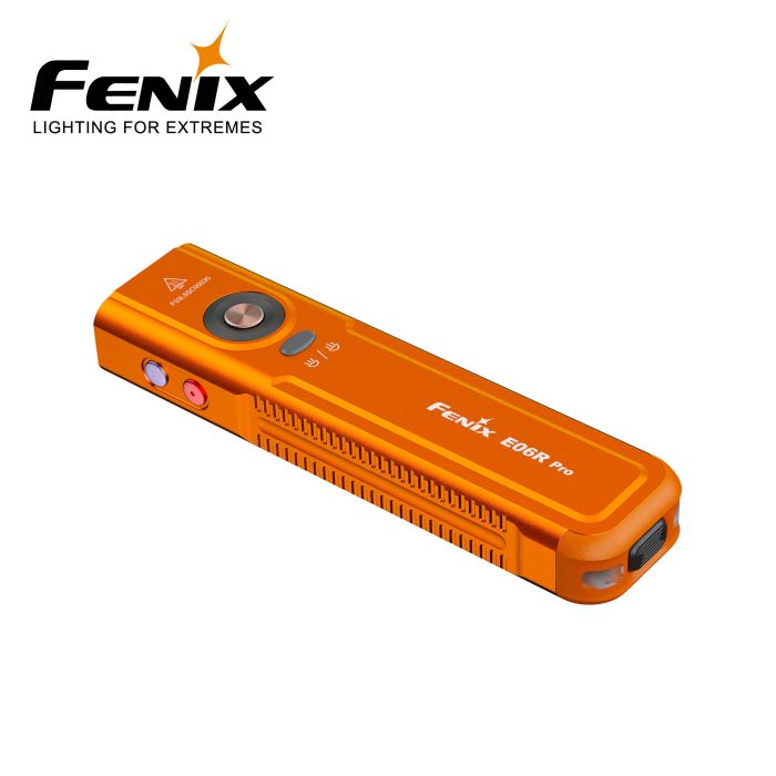 Fenix E06R Pro orange lommelygte – 1600 lumen