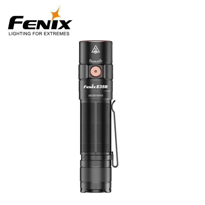 Fenix E35R sort lommelygte – 3100 lumen