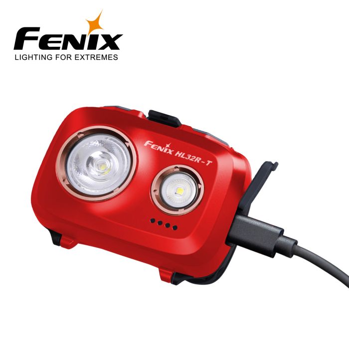 Fenix HL32R-T – rød pandelygte – 800 lumen