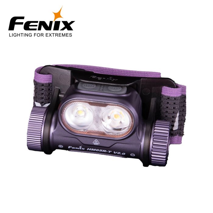 Fenix HM65R-T V2 – mørkelilla pandelygte – 1600 lumen