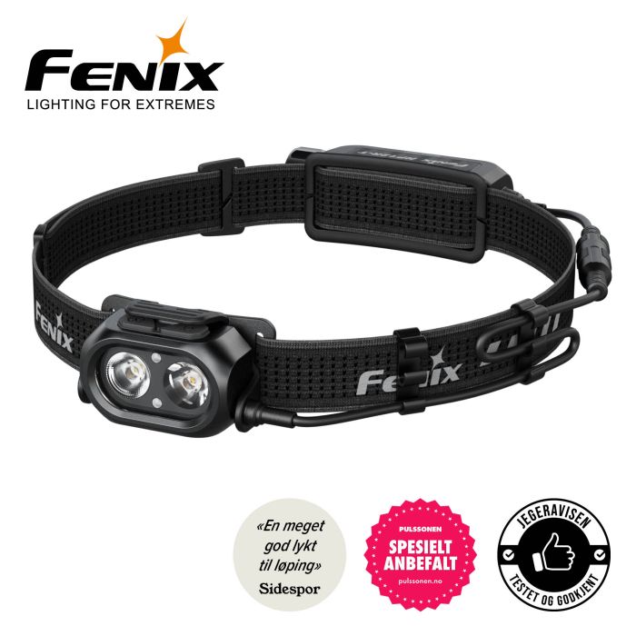 Fenix HP12R-T – sort pandelygte – 1300 lumen