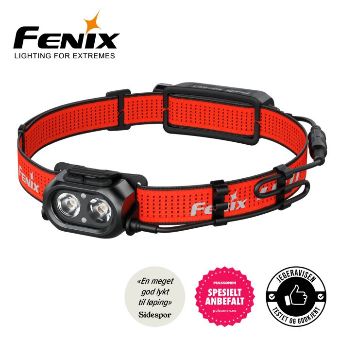 Fenix HP12R-T – rød pandelygte – 1300 lumen