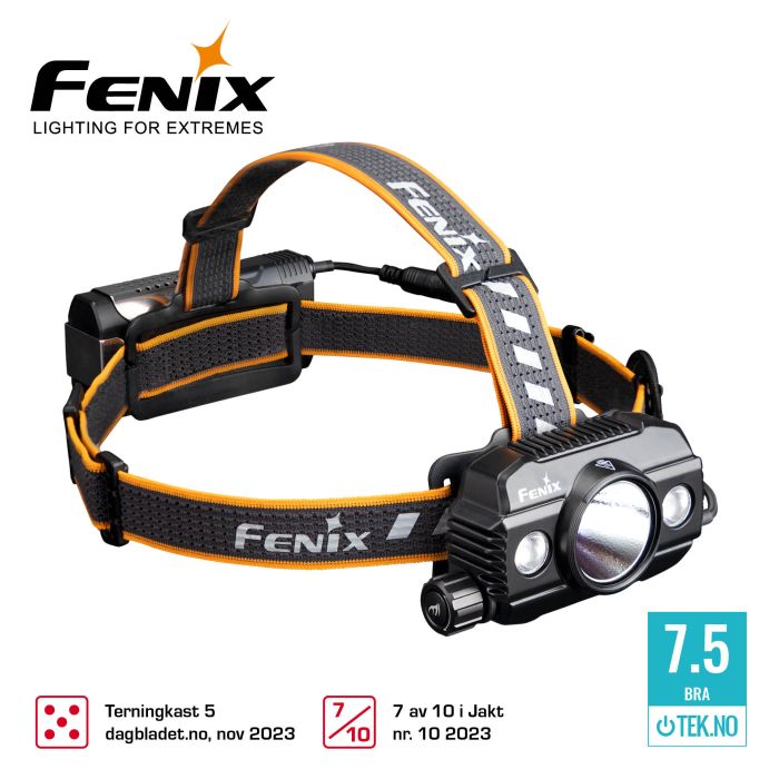Fenix HP30R V2 – sort pandelygte – 3000 lumen