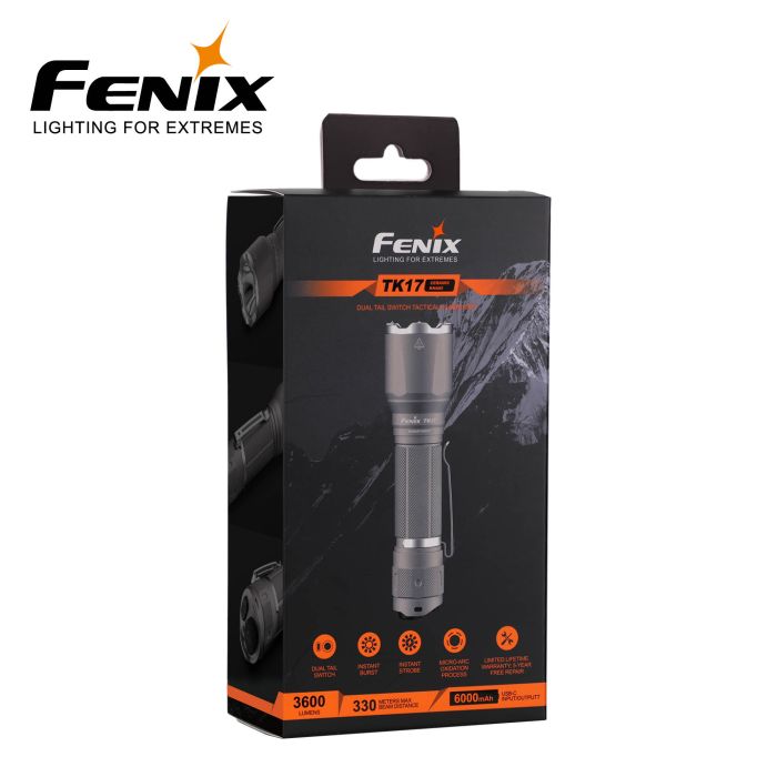 Fenix TK17 Grey Khaki taktisk lommelygte – 3600 lumen
