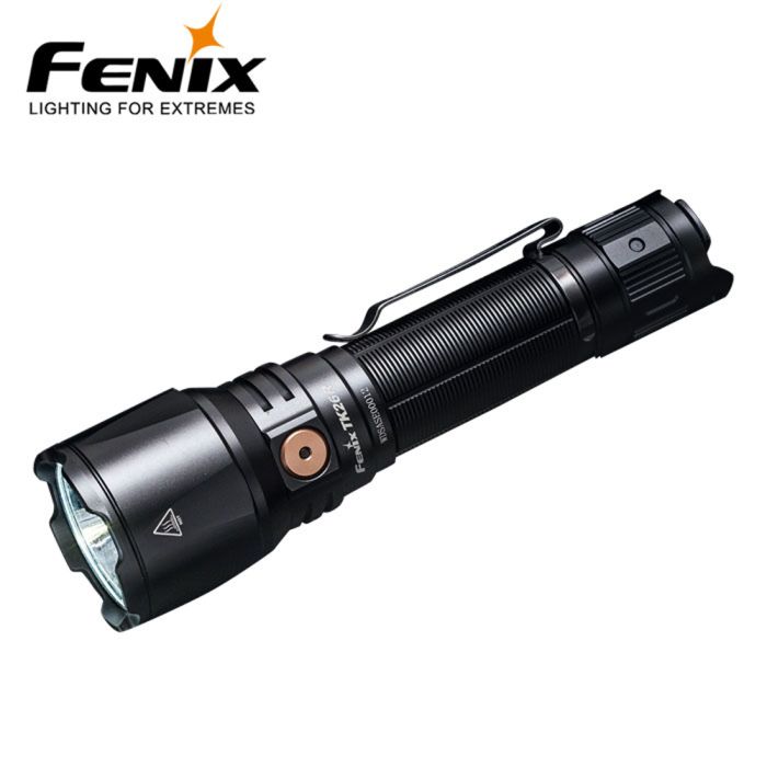 Fenix TK26R lommelygte med hvidt, rødt og grønt lys